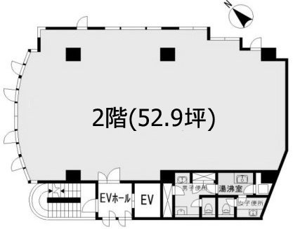 ホルス西新宿2F 間取り図