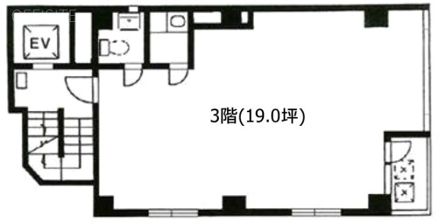 プロムナード深瀬3F 間取り図