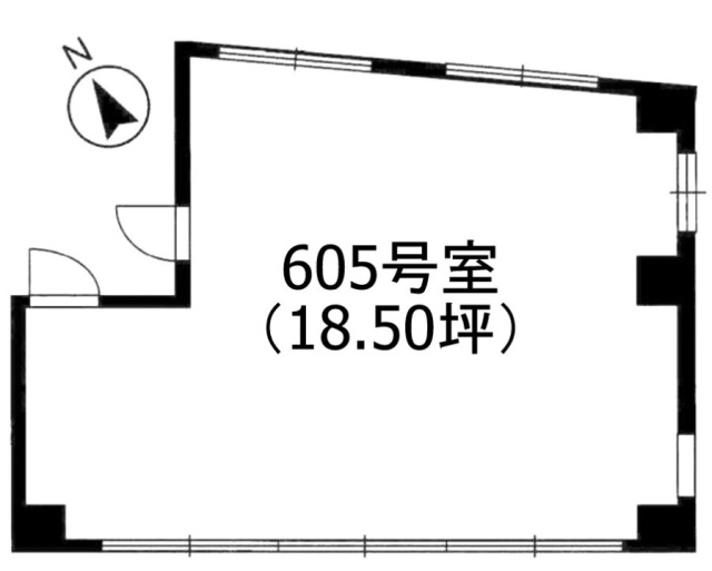 ユニオン小石川第一ビル605 間取り図