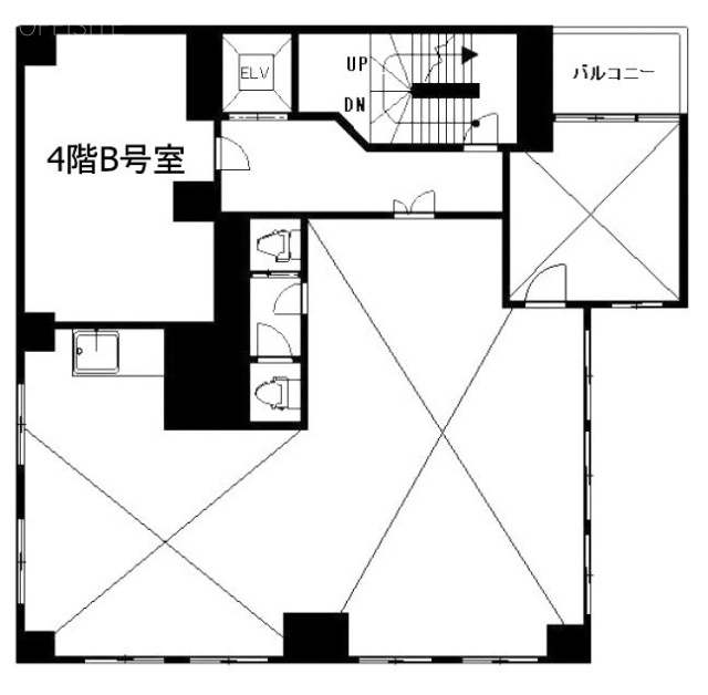 THE KINDAI 22 SHINJUKUB 間取り図