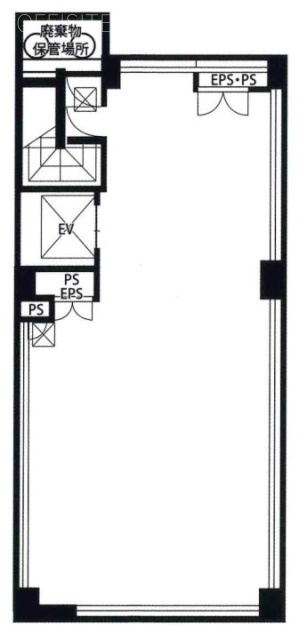 ACN築地ビルB1F 間取り図