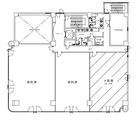 オカバ水戸ビルA 間取り図