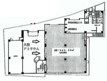 YKBエンサインビル1F 間取り図