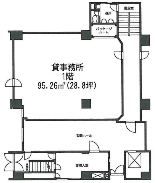 FKビル1F 間取り図