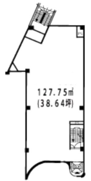 六本木ウナカミビル4F 間取り図