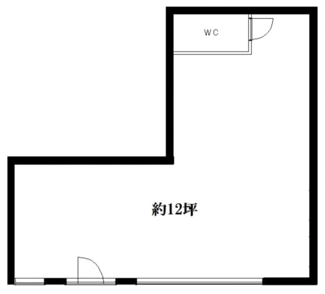 三ツ星ビル1F 間取り図