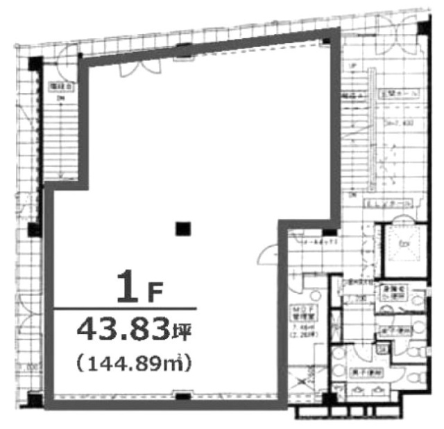 タカラ第3ビル1F 間取り図