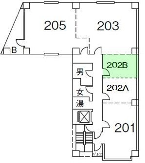 山萬ビル202B 間取り図