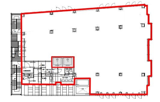 人形町ファーストビル4F 間取り図