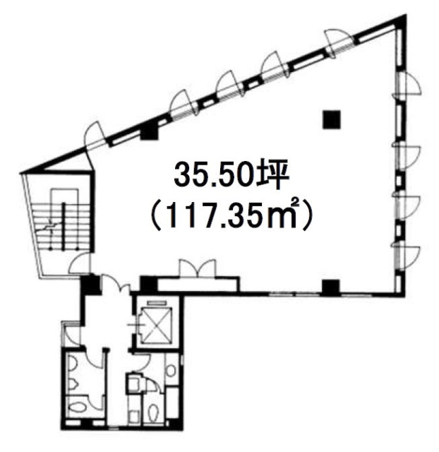 能楽書林ビル6F 間取り図