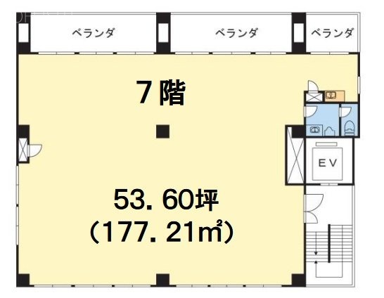 JS築地(日本綜合地所築地)ビル7F 間取り図