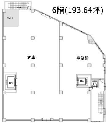 イマス箱崎ビル6F 間取り図