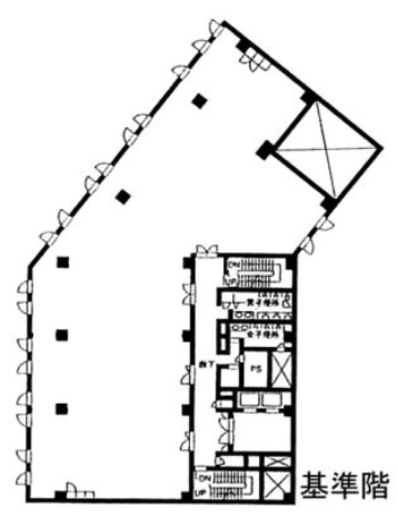 新宿国際ビルディング新館5F 間取り図