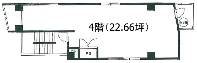 川島ビル4F 間取り図