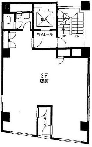 湯島ケイワンビル3F 間取り図
