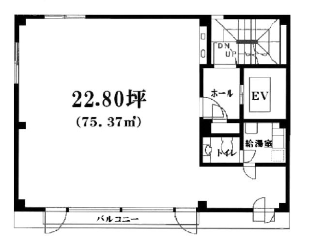 第2星野ビル3F 間取り図