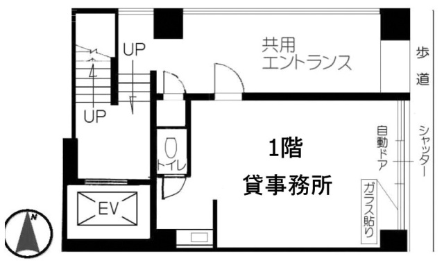 バロックビル1F 間取り図