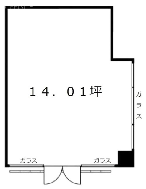 代官山アドレスザ・レジデンスウエスト1F 間取り図