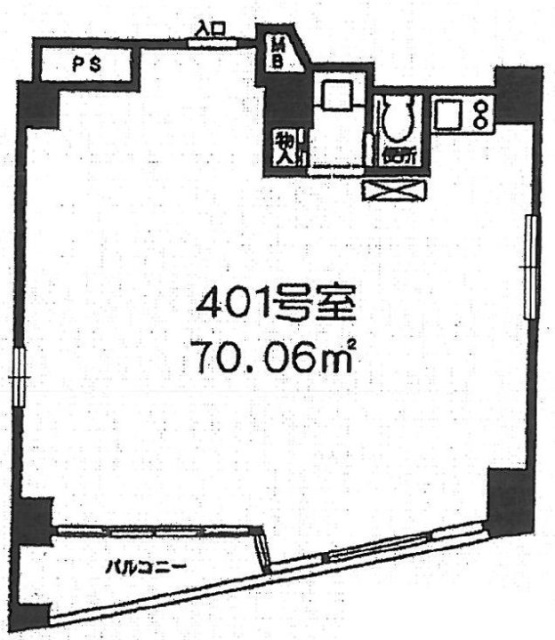 龍文堂ビル601 間取り図