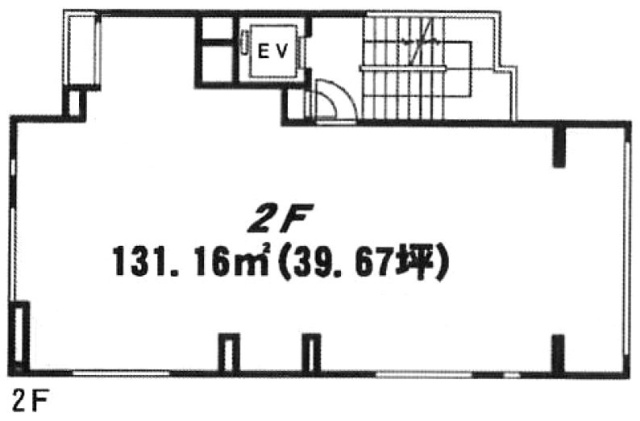 J’s代々木大山ビル2F 間取り図