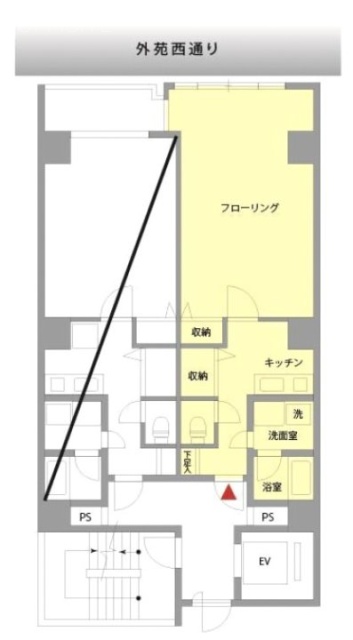 青山エムエービルディング701 間取り図