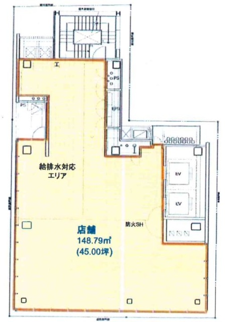 ゼットエックス銀座ビル10F 間取り図