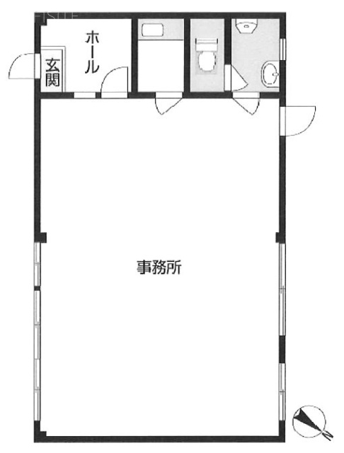 柏Ⅱハイム1F 間取り図