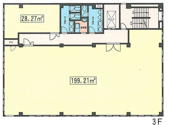 日本橋堀留町ビル3F 間取り図