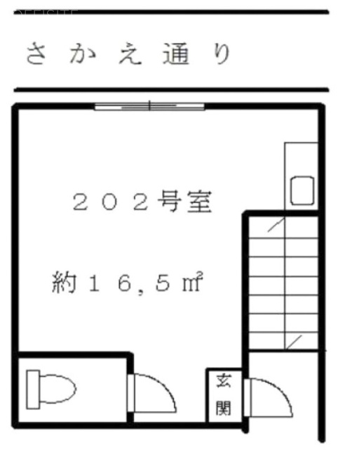 リッチハウスビル202 間取り図