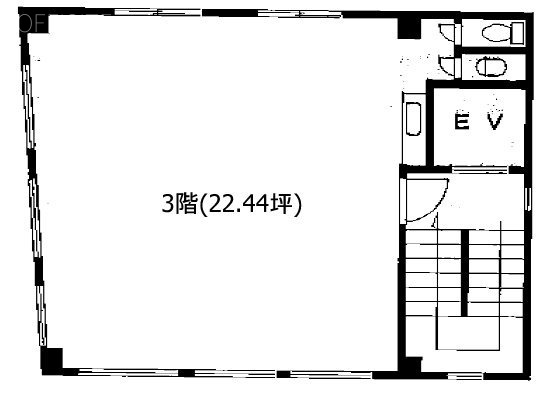 スギタビル3F 間取り図