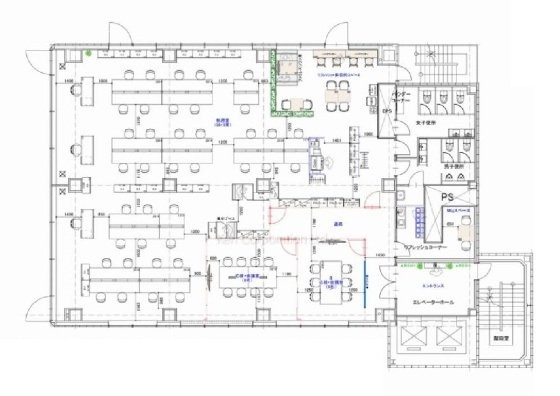 JFNセンタービル8F 間取り図