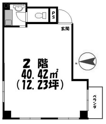 第3ハルタビル201 間取り図