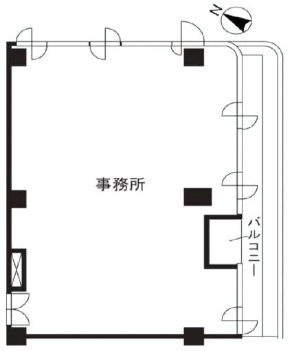 ストークタワー大通り公園Ⅲ902 間取り図