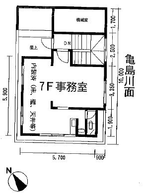 第2日高ビル7F 間取り図