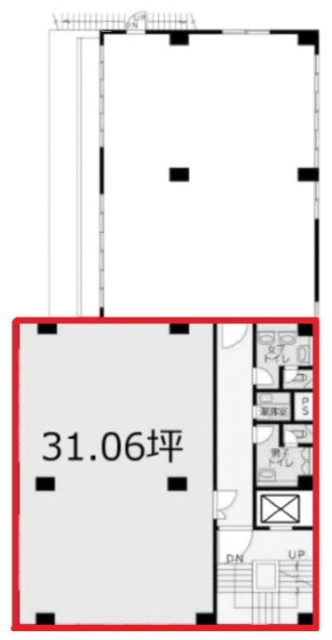 安岡ビル4F 間取り図