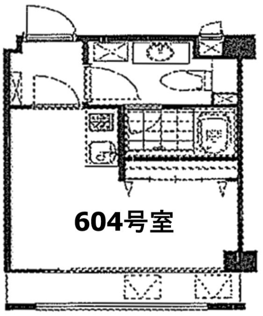 フォレスタビル604 間取り図