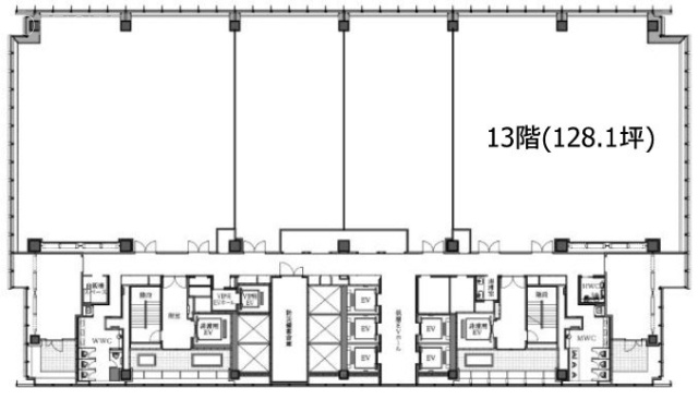 太陽生命日本橋ビル13F 間取り図