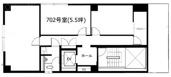 戸羽ビル702 間取り図