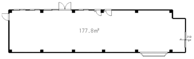 英行ビル1F 間取り図