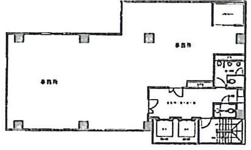 八丁堀千島ビル6F 間取り図
