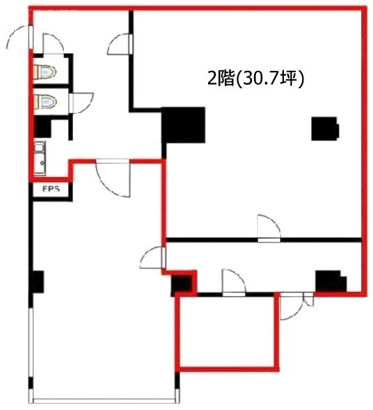 ダイアパレス高田馬場2F 間取り図