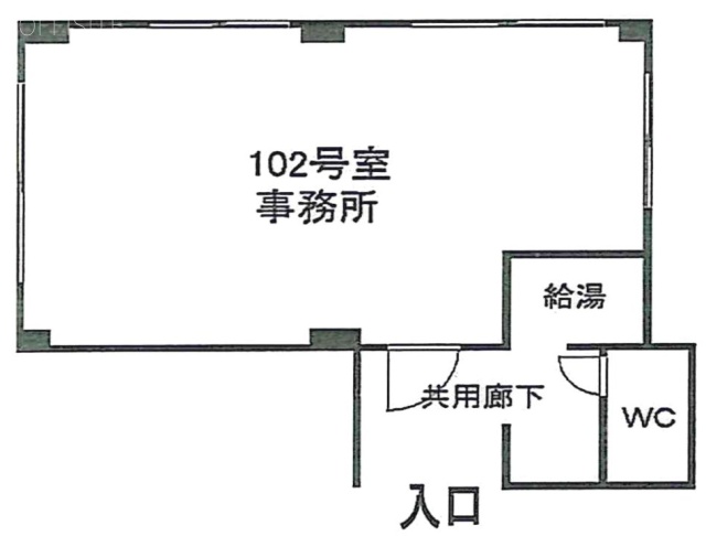 東横ランド桜木町ビル102 間取り図