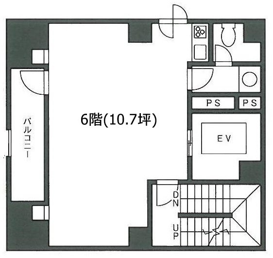 三番町ビル6F 間取り図