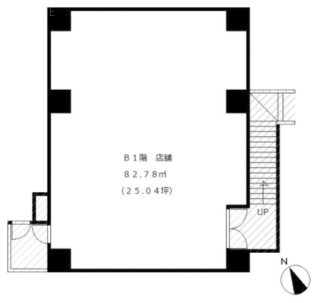 グレイス鶴見ビルB1F 間取り図