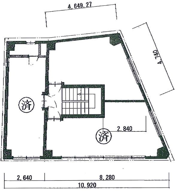 三恵ビルB 間取り図