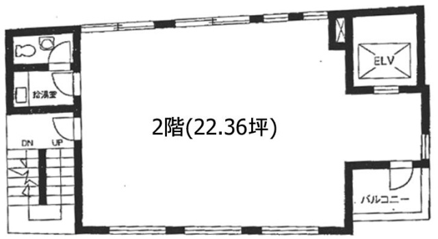 アクタス岩本町2F 間取り図