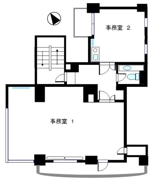オカベビルB棟 間取り図
