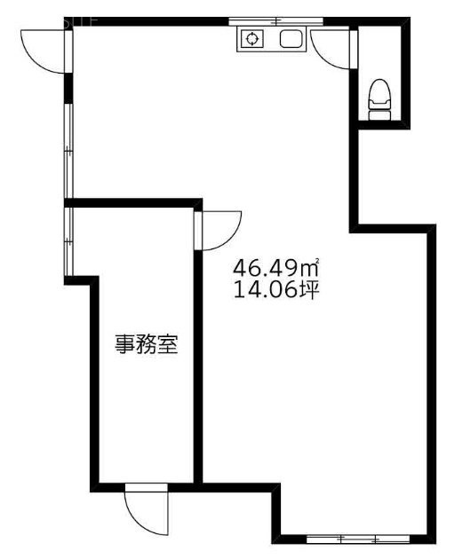 横尾ビル101 間取り図