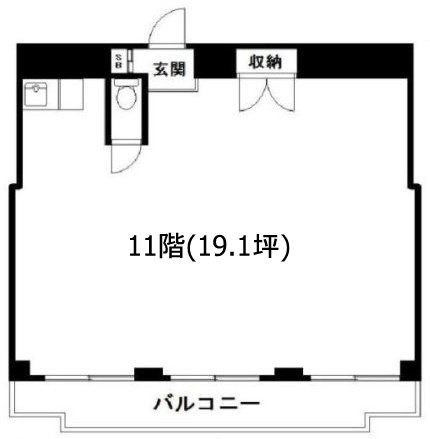 飯田橋ハイタウン1130 間取り図