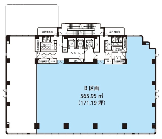 BPRプレイス神谷町B 間取り図